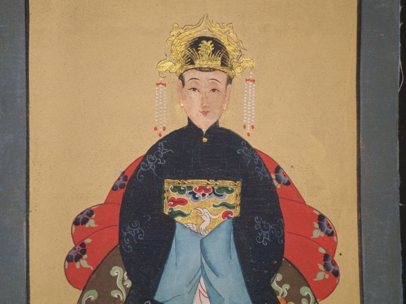 Kleine Ahnenpaare und Kaiser - Chinesische - Marineblau / Schwarz 3