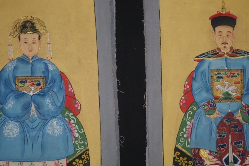Kleine Chinesische Kaiser - Ming Dynastie - Blau 2