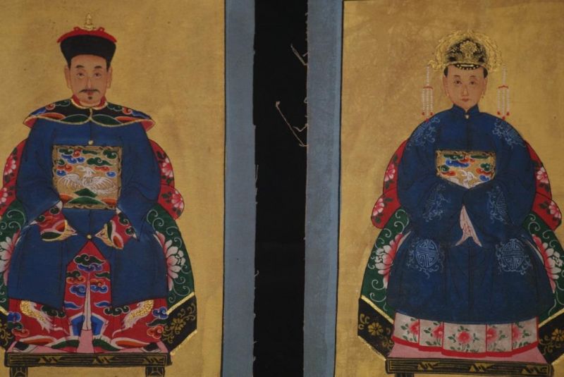 Kleine Chinesische Kaiser - Qing Dynastie - Blau 2