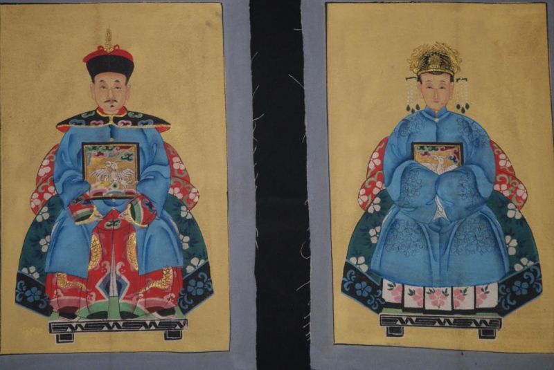 Kleine Chinesische Kaiser - Qing Dynastie - Blau 2