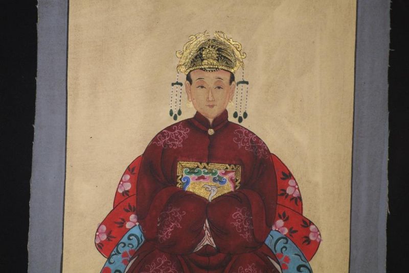 Kleine Chinesische Kaiser - Qing Dynastie - Bordeauxrot 3