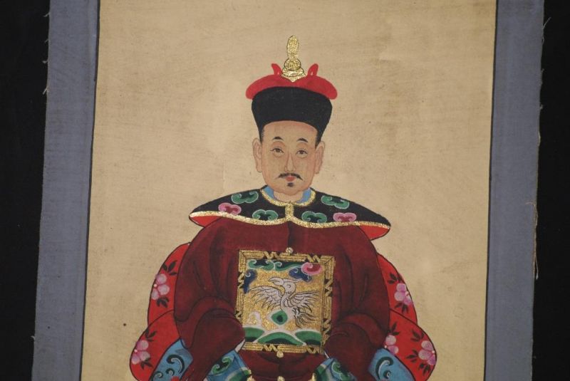 Kleine Chinesische Kaiser - Qing Dynastie - Bordeauxrot 4