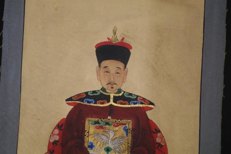 Kleine Chinesische Kaiser - Qing Dynastie - Bordeauxrot 3