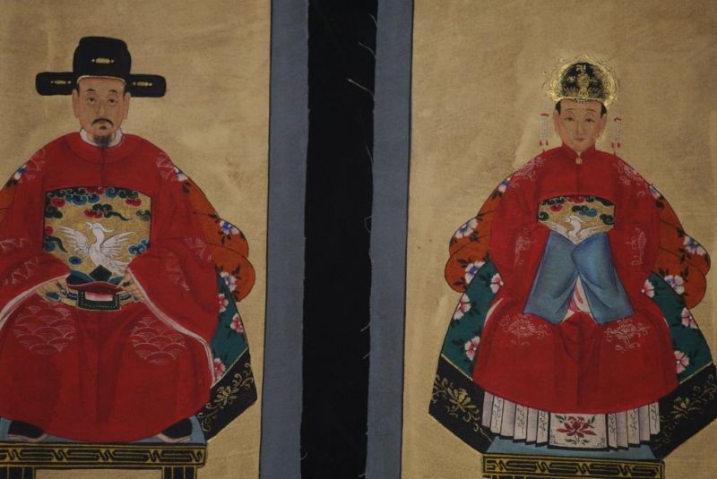 Kleine Chinesische Kaiser - Qing Dynastie - Rot 2