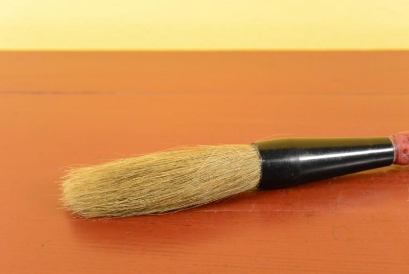 Kleine chinesische Kalligraphie-Pinsel Dunkelrot 2