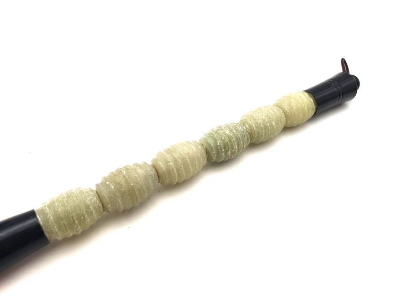 Kleine chinesische Kalligraphie-Pinsel Jade 2