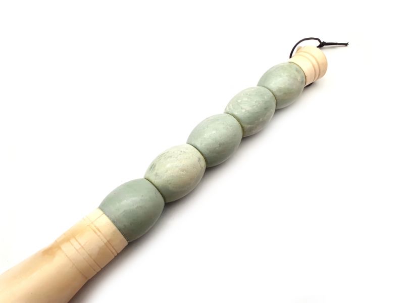 Kleine chinesische Kalligraphie-Pinsel Jade-Farbe 3
