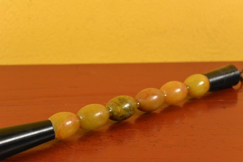 Kleine chinesische Kalligraphie-Pinsel Orange/Gelb 3
