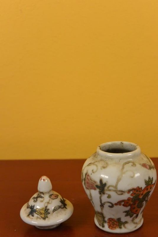 Kleine Chinesische Porzellan Töpfe 4
