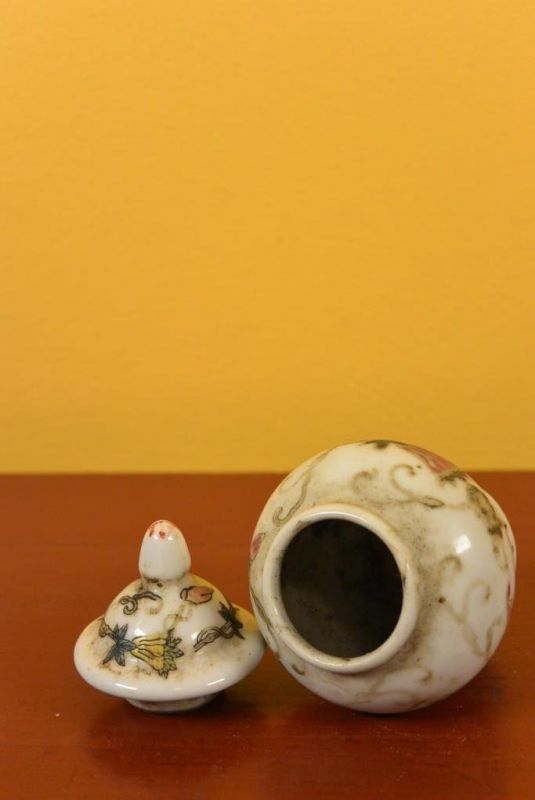 Kleine Chinesische Porzellan Töpfe 5