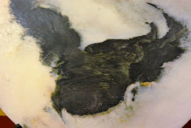 Kleine Chinesische Runden Dreamstone - Marmorstein - Abstrakte Kunst 3