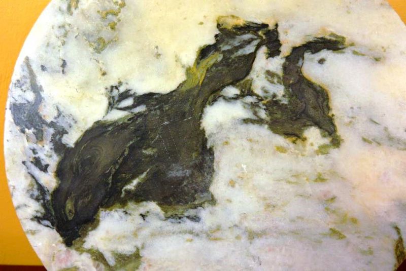 Kleine Chinesische Runden Dreamstone - Marmorstein - Berg 2 2