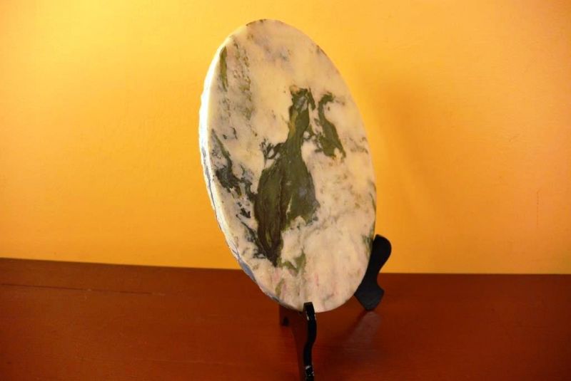 Kleine Chinesische Runden Dreamstone - Marmorstein - Berg 2 5