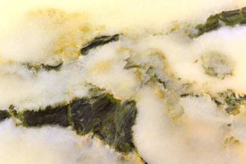 Kleine Chinesische Runden Dreamstone - Marmorstein - Landschaft 3