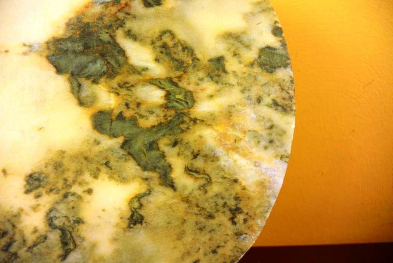 Kleine Chinesische Runden Dreamstone - Marmorstein - Wald 3