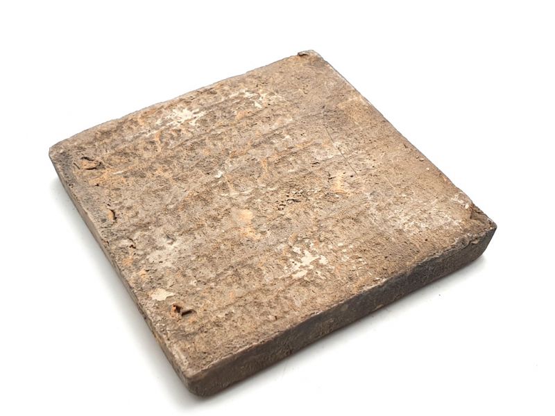 Kleine Chinesische Terrakotta-Platte 12 Buddha 3