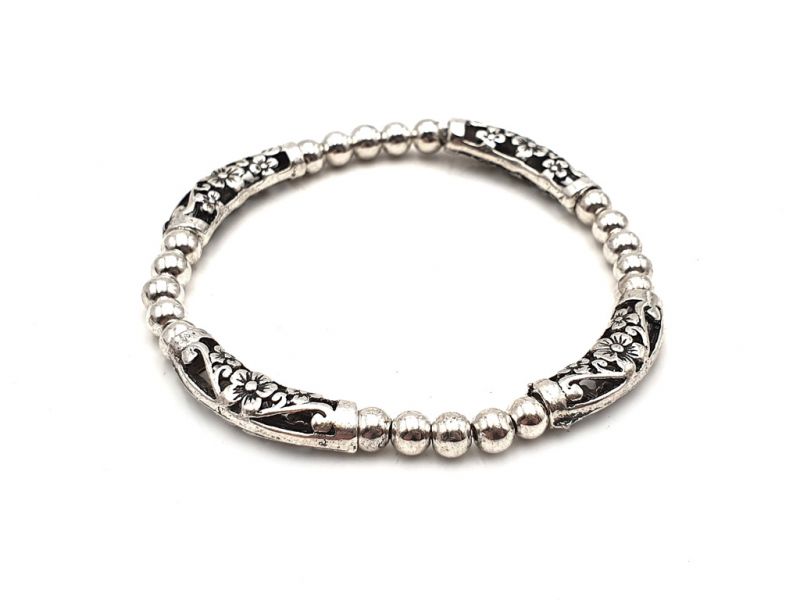 Kleine Ethnische Armband 4 Blumen 2