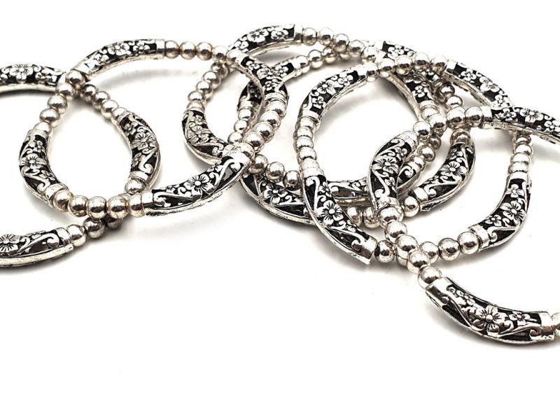 Kleine Ethnische Armband 4 Blumen 3