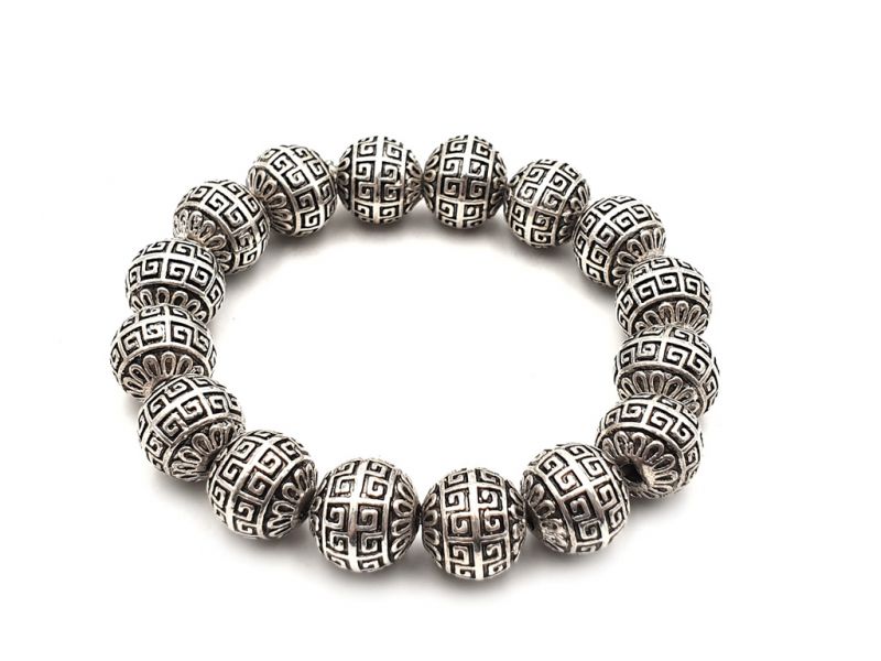 Kleine Ethnische Armband Buddha-Kopf 2