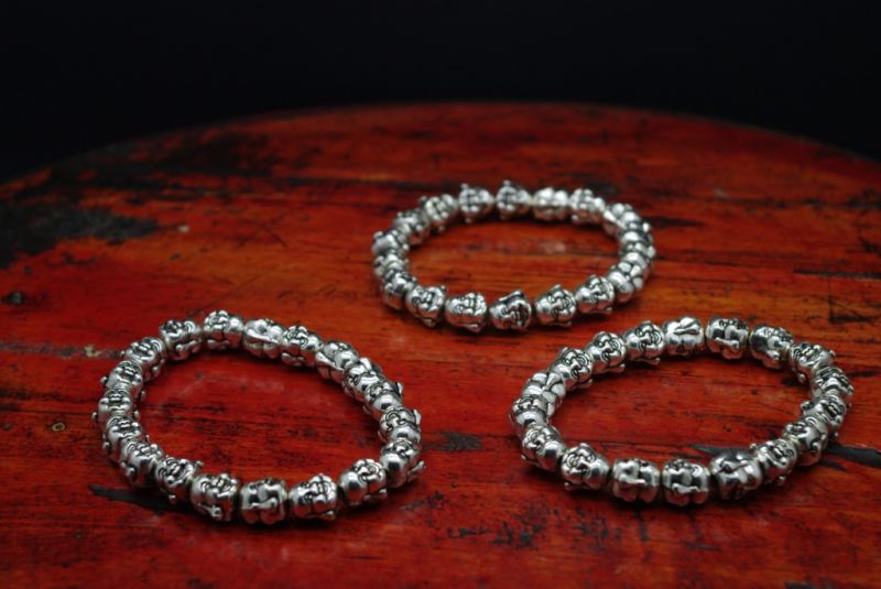 Kleine Ethnische Armband Buddha-Kopf 5