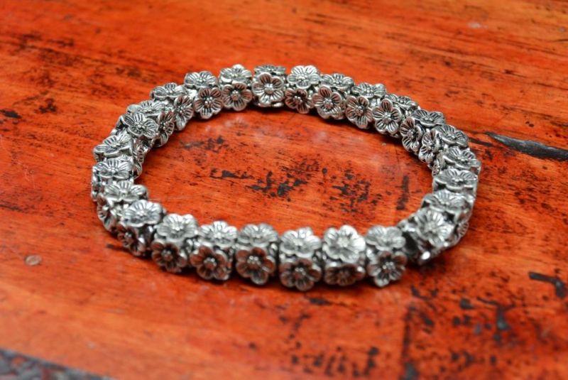 Kleine Ethnische Armband Cube Blumen 3