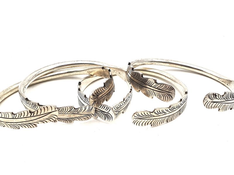 Kleine Ethnische Armband - Doppelte Blätter 3