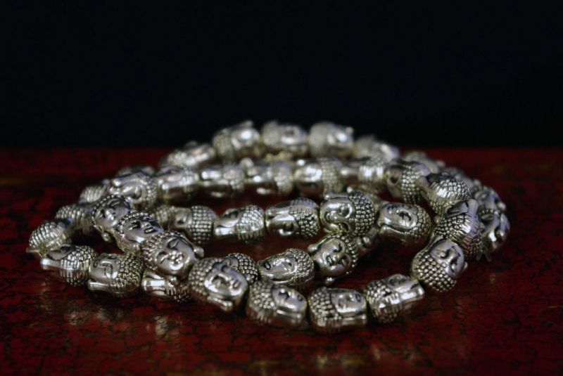 Kleine Ethnische Armband Elastic Buddha 5