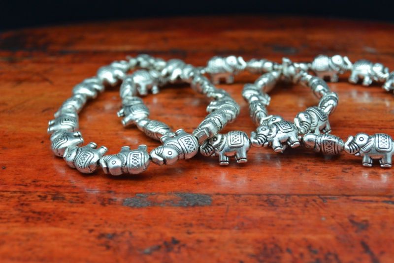 Kleine Ethnische Armband Elephants 2 4