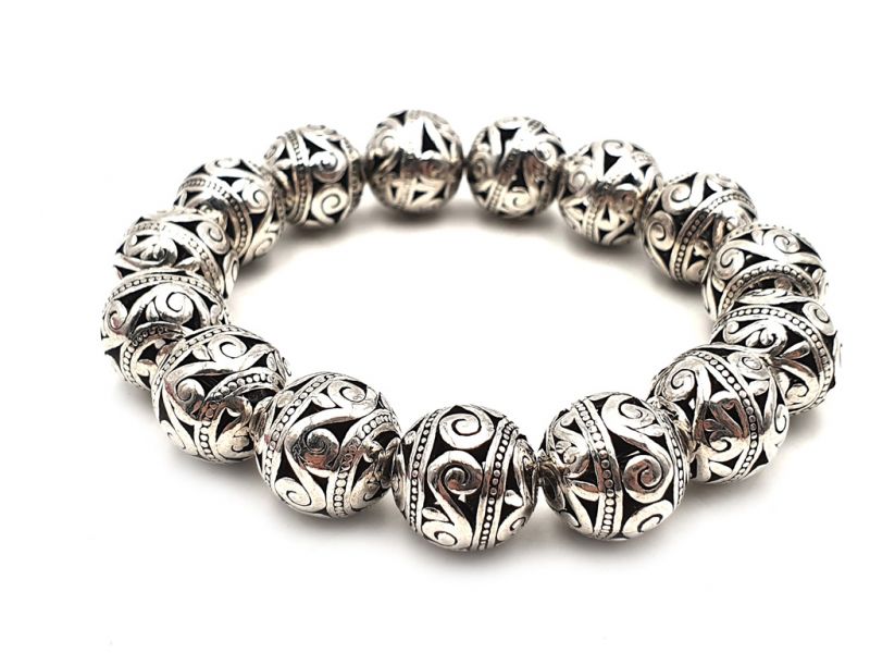Kleine Ethnische Armband Große Miao-Perlen 2