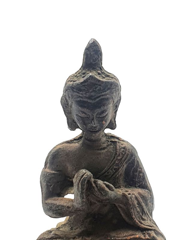 Kleine Messingstatue - Chinesischer Buddha 2
