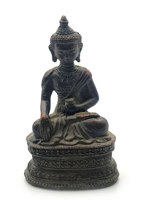 Kleine Messingstatue - Kambodschanischer Buddha