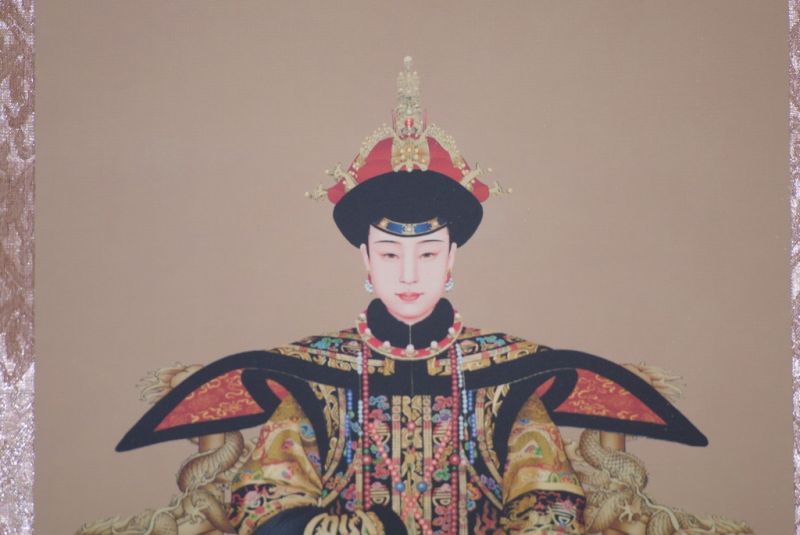 Kleine Paar emperador auf Papier Qing Dynastie Nurhaci 2
