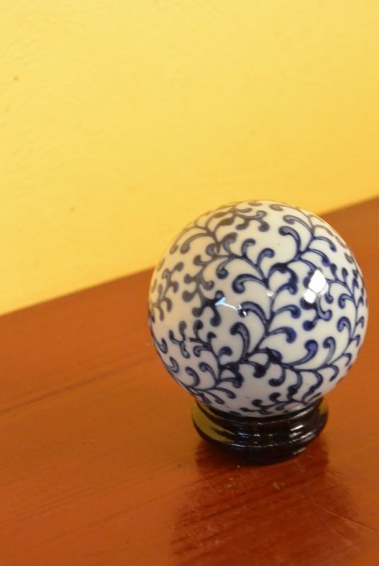 Kleine Porzellan Chinesische Kugeln Blumen 3