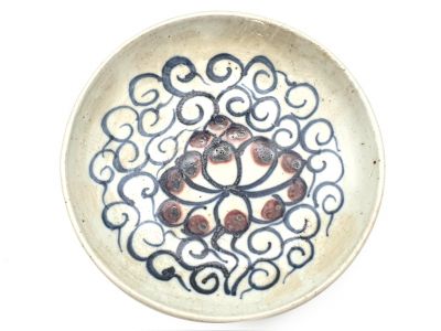 Kleiner chinesischer Porzellanteller 13cm - Blume