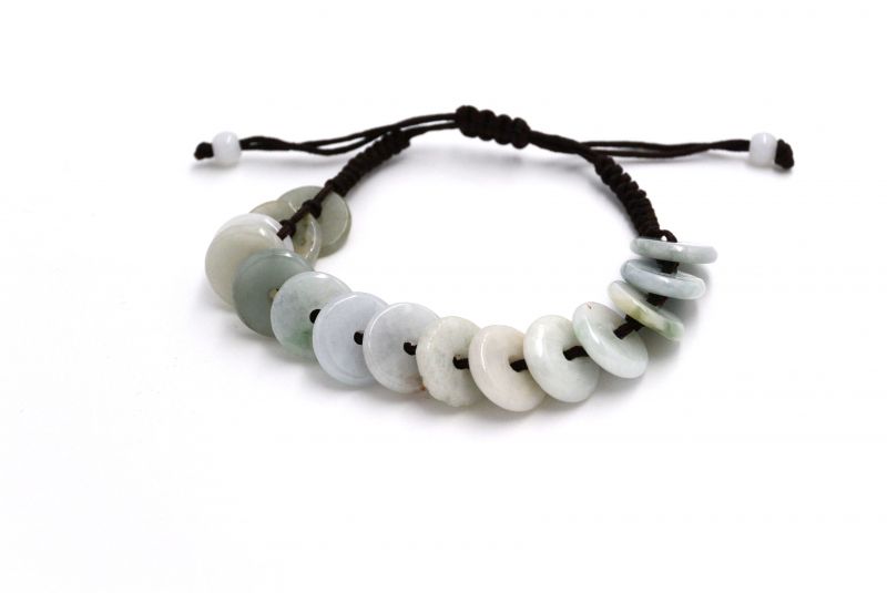 Kleines Jade Armband 10 Scheiben 2