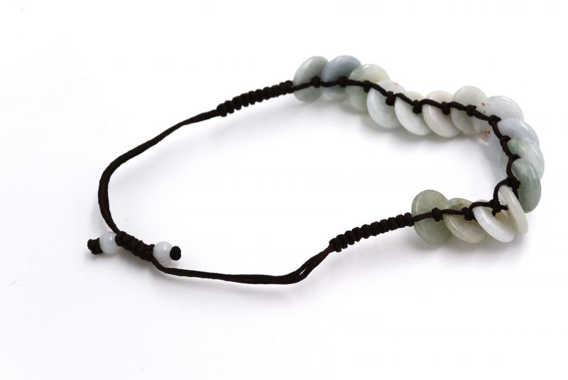 Kleines Jade Armband 10 Scheiben 3
