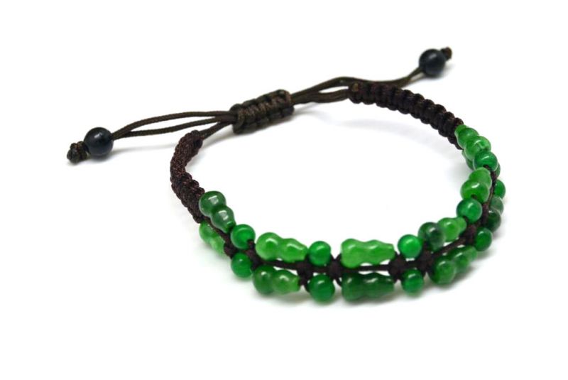 Kleines Jade Armband 12 Wu Lou 3