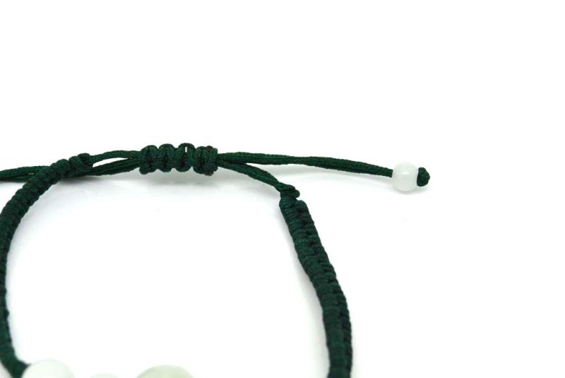 Kleines Jade Armband 5 Perlen 2