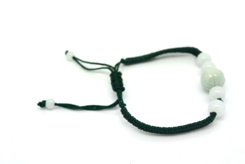 Kleines Jade Armband 5 Perlen 4