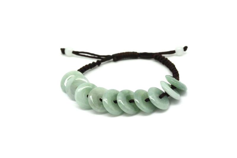 Kleines Jade Armband Bi Scheiben 2