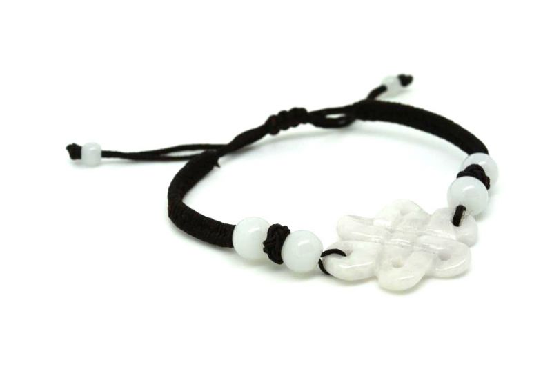Kleines Jade Armband Endlosknoten 3