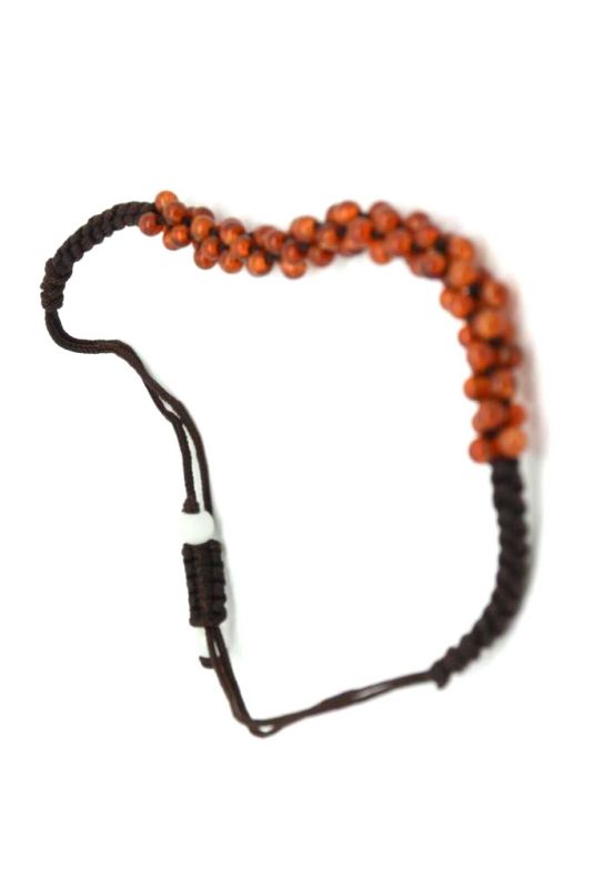 Kleines Jade Armband Kleine dunkle roten Perlen 5
