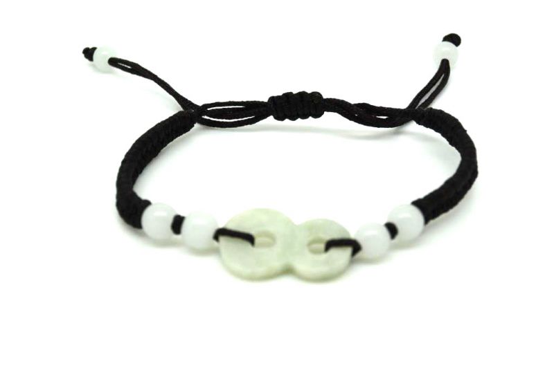Kleines Jade Armband Unendlichkeit 2