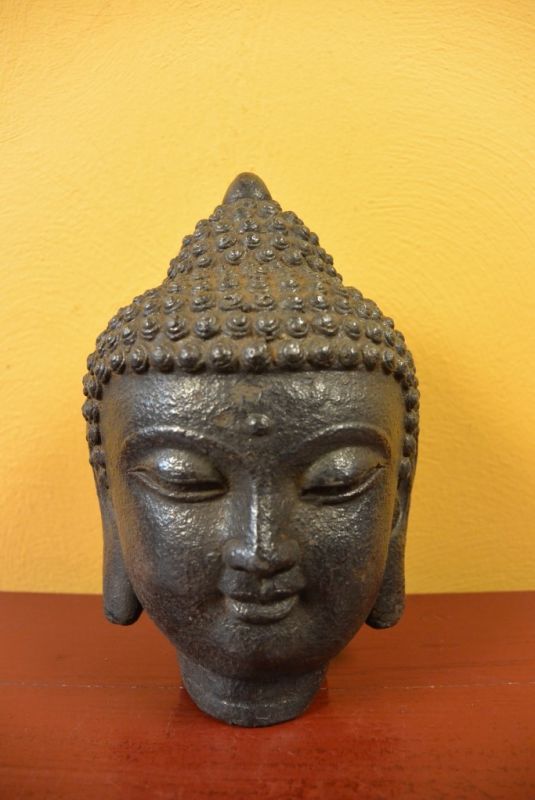 Kopf Buddha Metall 2