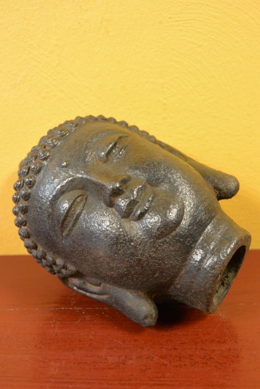 Kopf Buddha Metall 5