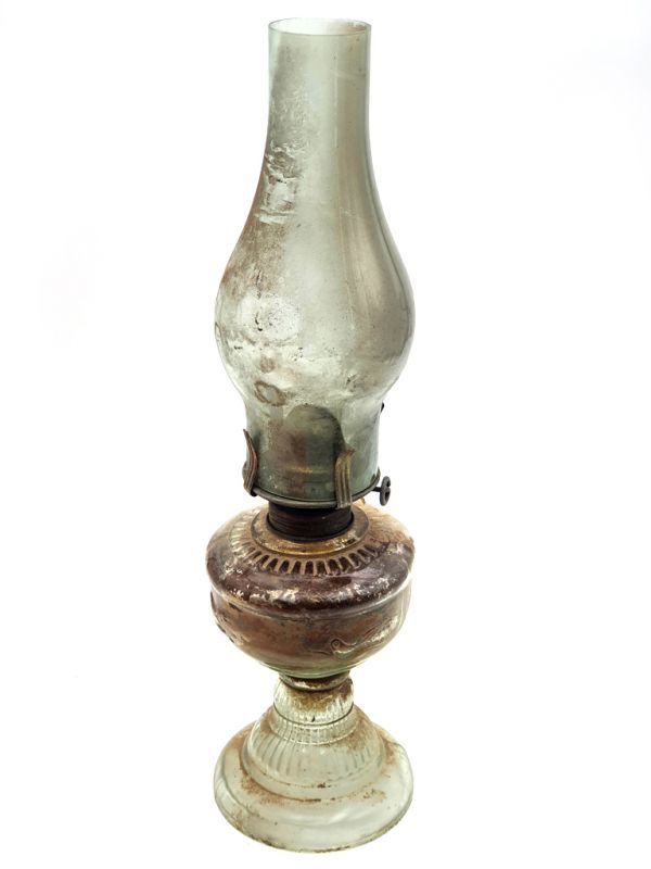 Lámpara de queroseno china antigua 1