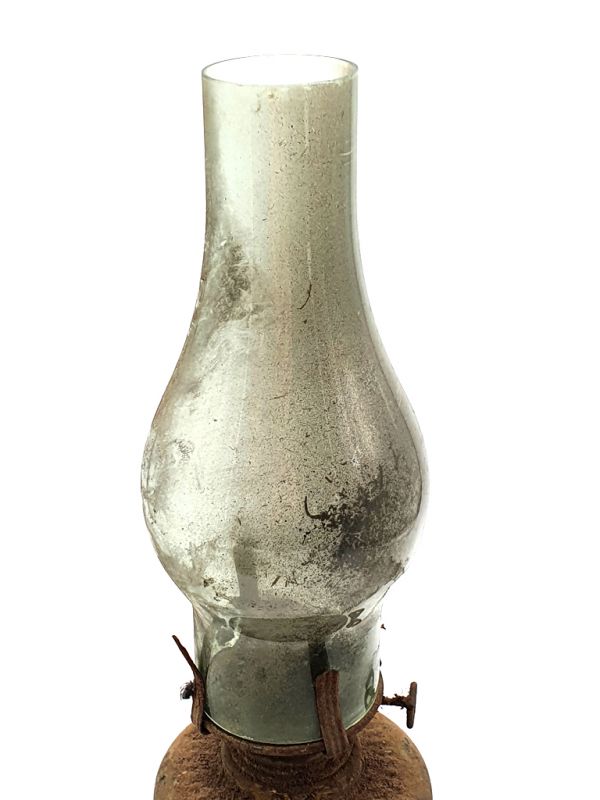 Lámpara de queroseno china antigua - Principios del siglo XX 3