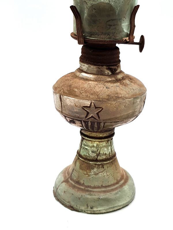 Lámpara de queroseno china antigua - Revolución cultural 2