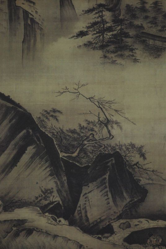 Landschaft Chinesische Malereien auf Seide 4