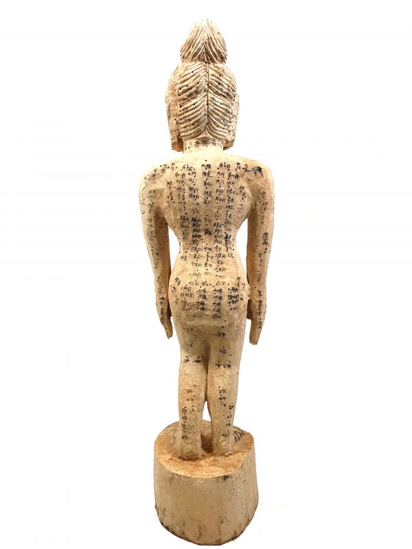 Large Acupuncture Woman Wooden Statue Chinese Medicine 4
